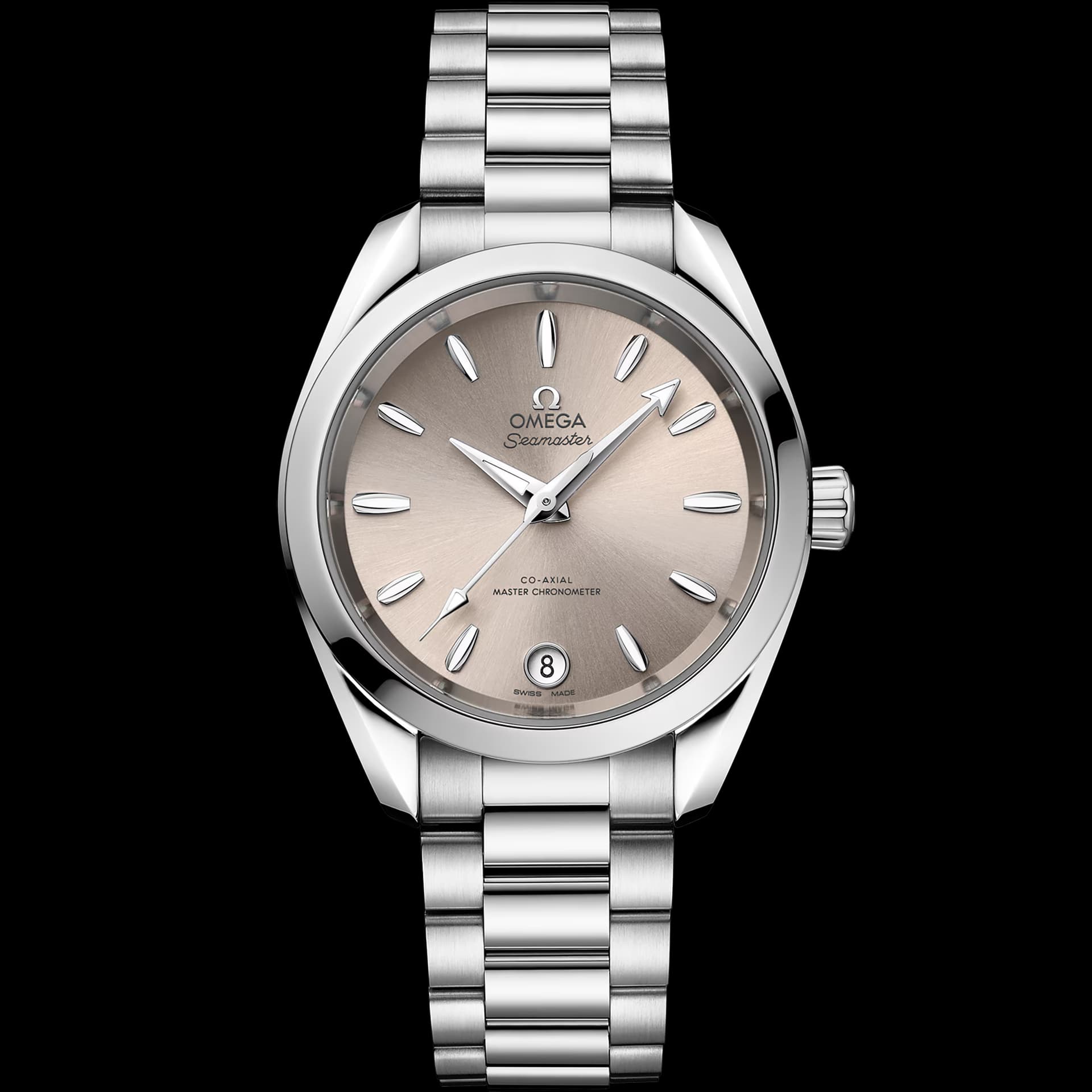 Omega Seamaster 34 mm, acier sur acier