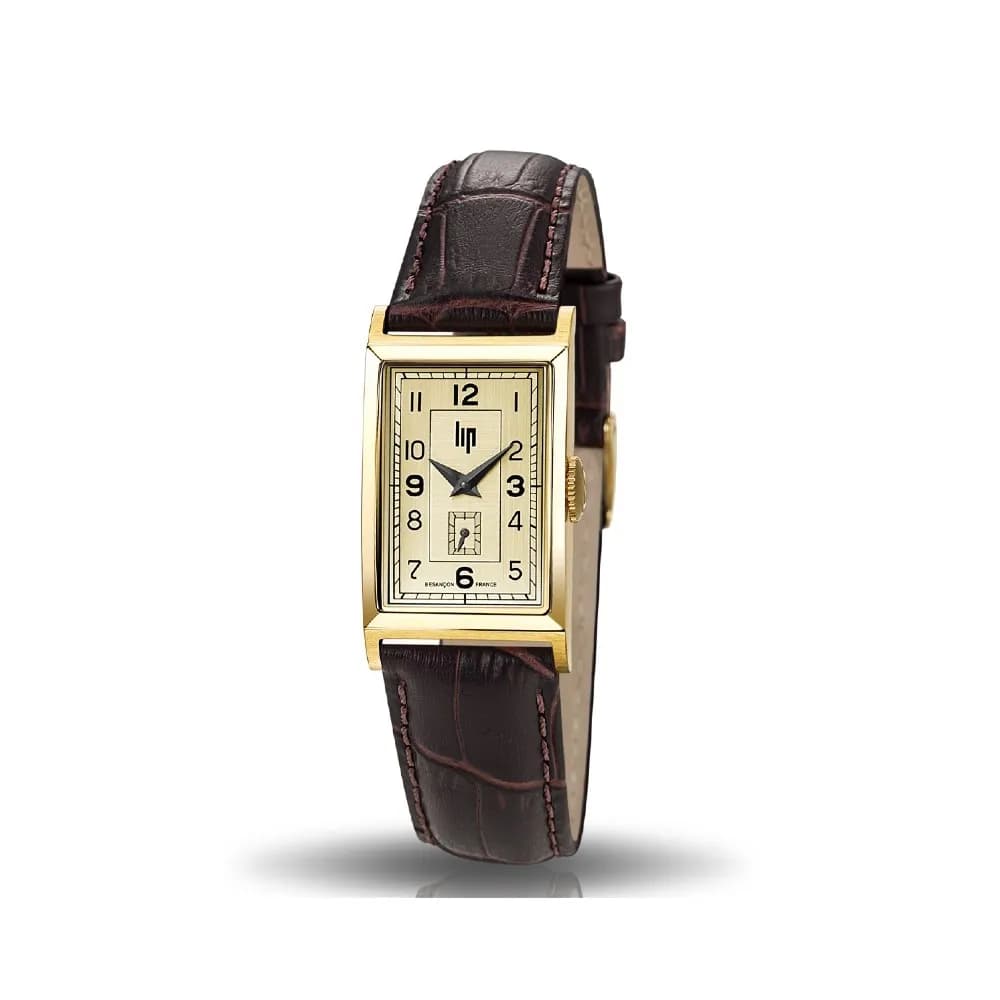 Lip Montre Lip Churchill T18 - Homme - cadran Doré- - Acier PVD Doré - 671006