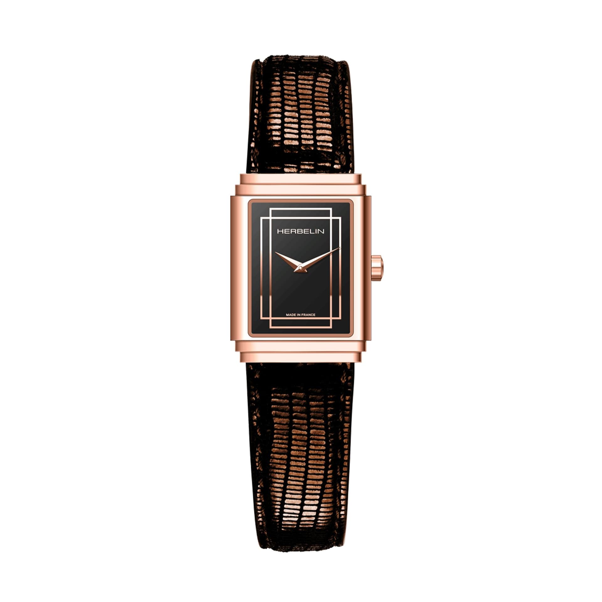 Michel Herbelin Montre Michel Herbelin Art Déco 1925 PVD Rose - 17577PR04BR