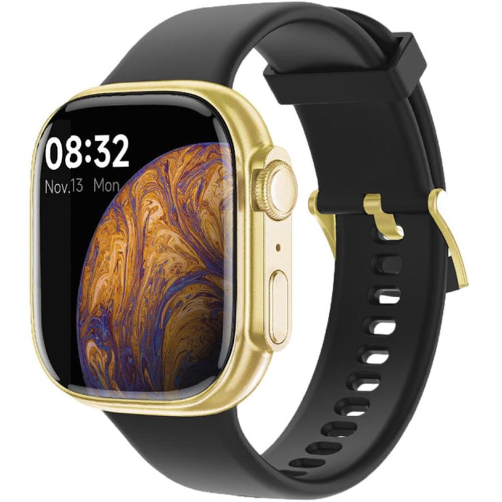 Smarty Montre Connectée Smarty Collection Powerful Amoled en Silicone Noir