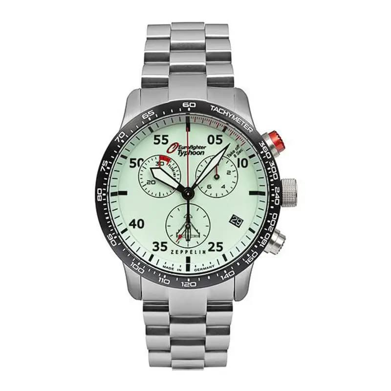 Zeppelin Montre Zeppelin Eurofighter Quartz Cadran Blanc cassé - 7298M5