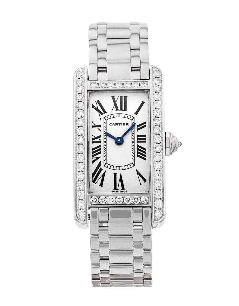 Cartier Tank Américaine — boîtier or blanc