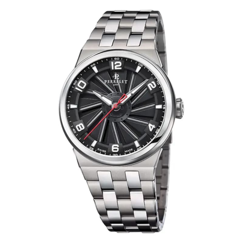 Perrelet Montre Turbine 41 Full Titanium Black A4066/4