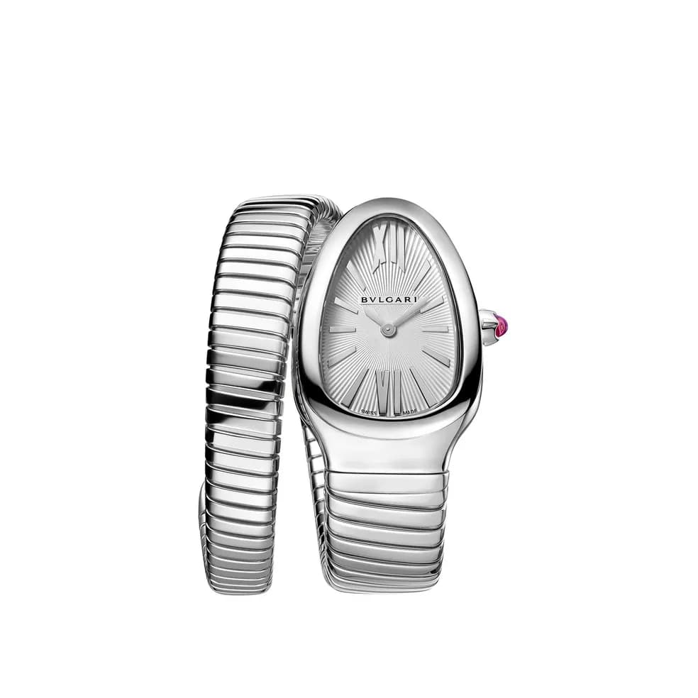 Bulgari Montre quartz Mixte Serpenti Blanc