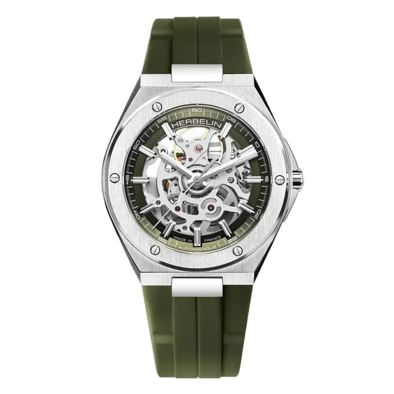 Michel Herbelin Montre herbelin Cap Camarat Skeleton Auto Homme Automatique Squelette - 1645SQ116CK