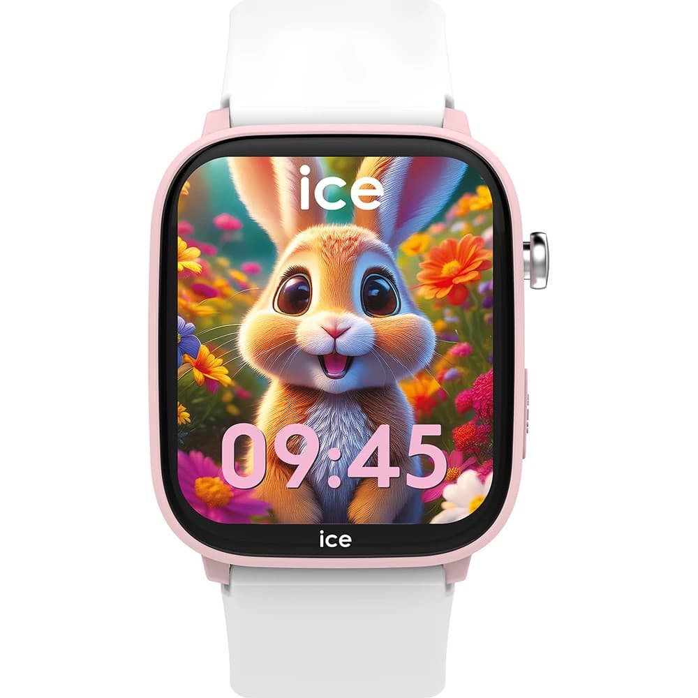 Ice Watch Montre Connectée Ice Watch Collection Ice Smart junior FH en Silicone Blanc