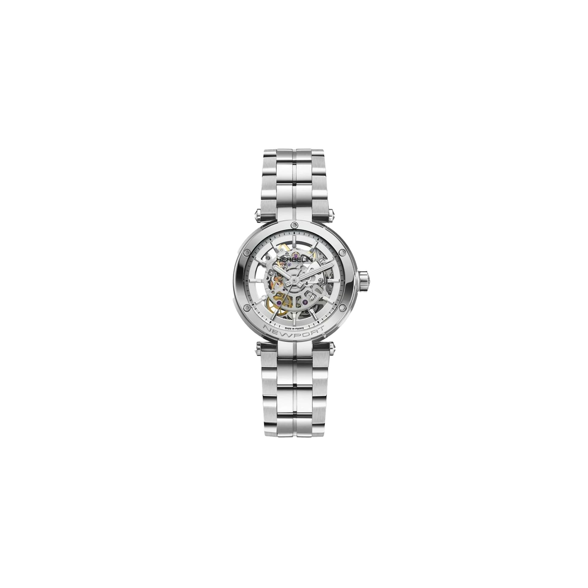 Michel Herbelin Montre Herbelin Newport Automatic Skeleton Homme Automatique Squelette - 1658BSQ12