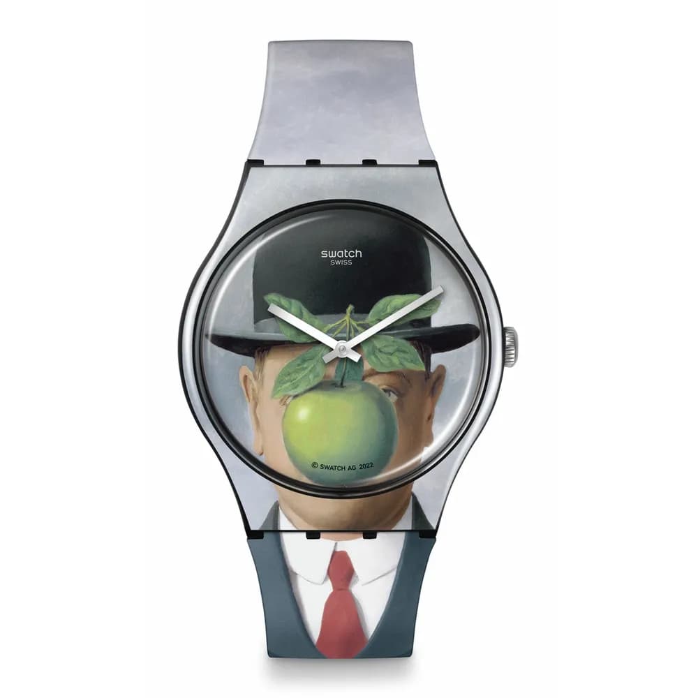 Swatch Montre le Fils de l'Homme by René Magritte SUOZ350