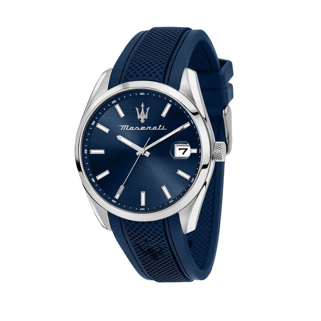 Maserati Montre Homme Maserati Silicium Bleu R8851151005