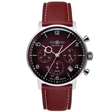 Zeppelin Montre Zeppelin LZ 129 Hindenburg Quartz Solaire Cadran Bordeaux - 80862_n
