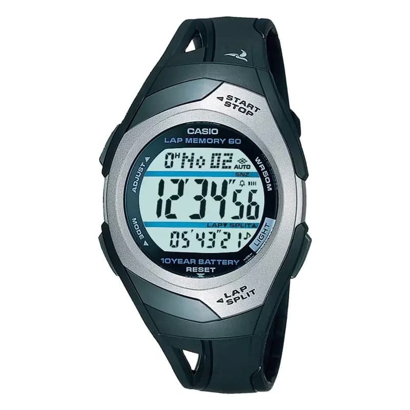 Casio STR-300C — bracelet bleu