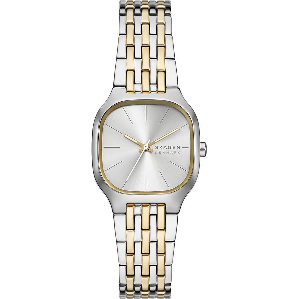 Skagen Montre Skagen Collection Mellem Lille en Acier et PVD Bicolore