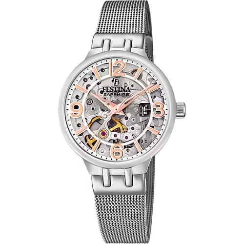 Festina Montre Analogique Femme Festina Acier Gris F20579/1 - Cleor
