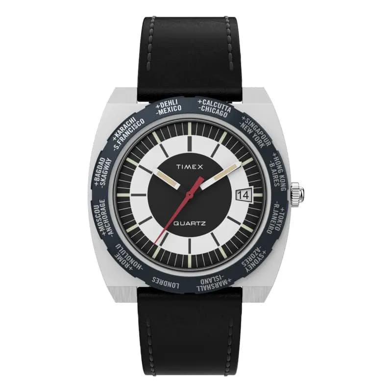Timex Montre World Time 1972 Reissue TW2V69500