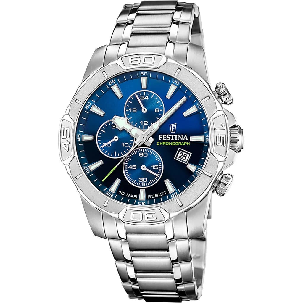 Festina Montre Festina Timeless Chronograph Bleu
