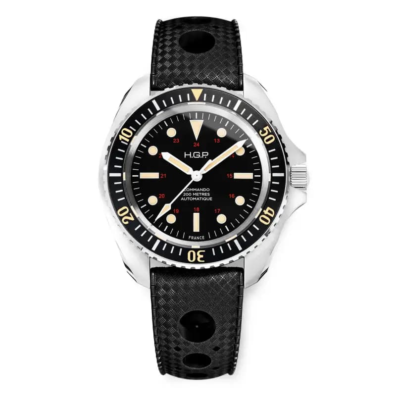HGP Montre Diver 200m Automatique Commando Vintage