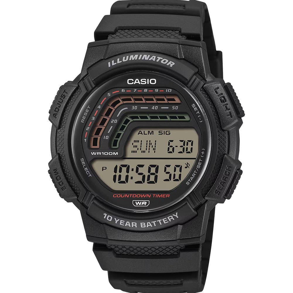 Casio Timeless — cadran noir