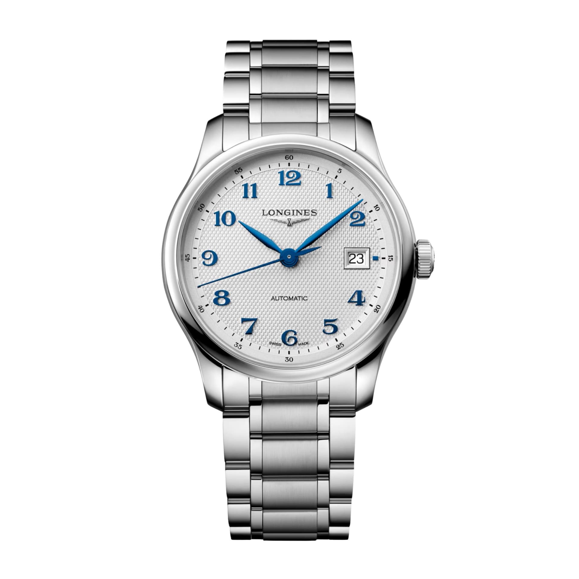 Longines Montre Longines Master Collection 39mm Automatique Cadran Argenté Grain D'Orge
