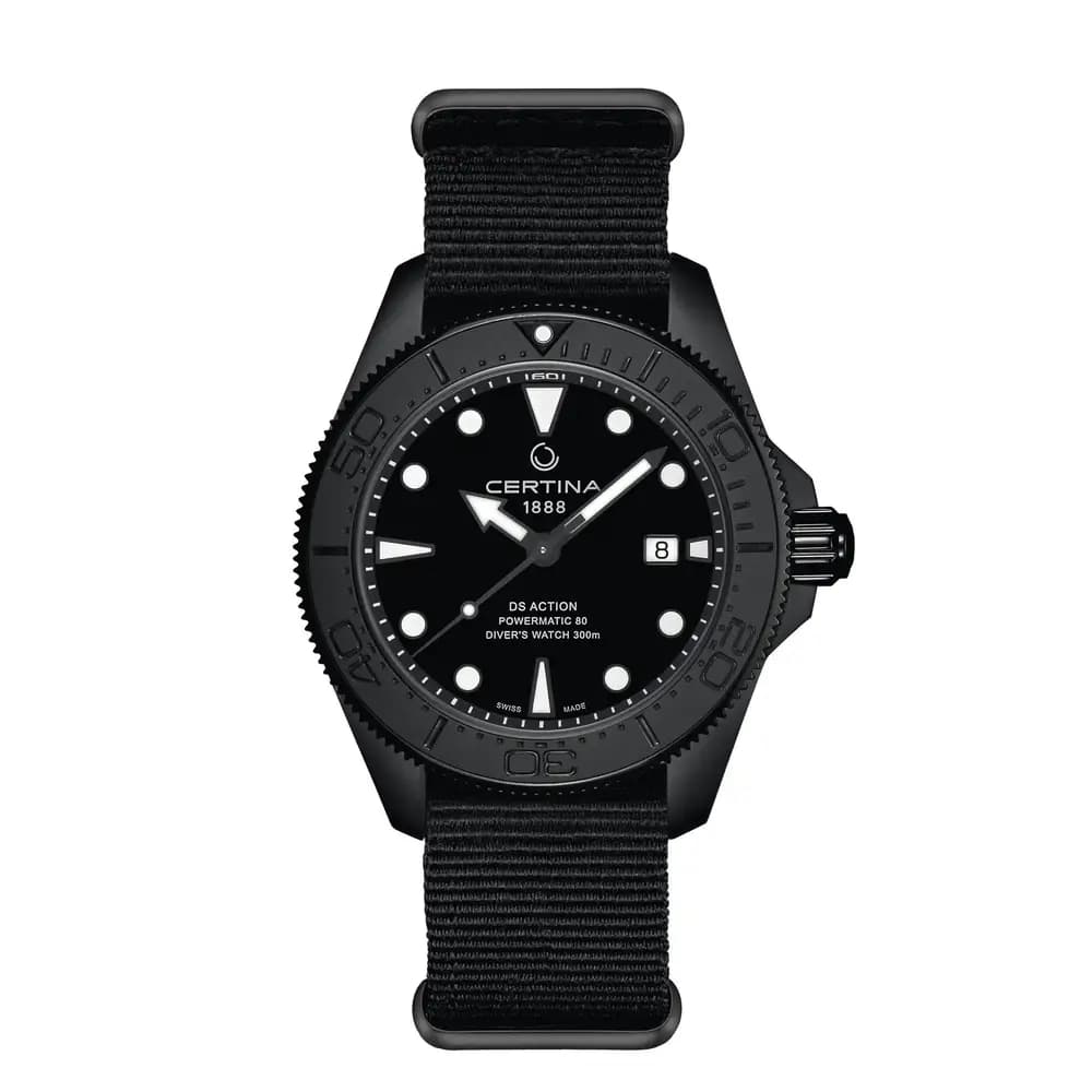 Certina Montre automatique Homme DS action Noir