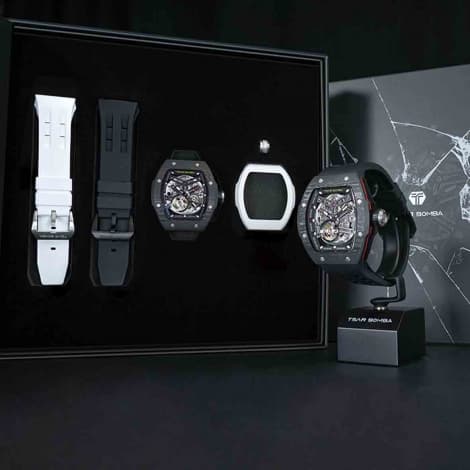 Tsar Bomba Montre Tsar Bomba - Elemental Series Set Carbone - TBSET8218CFNW