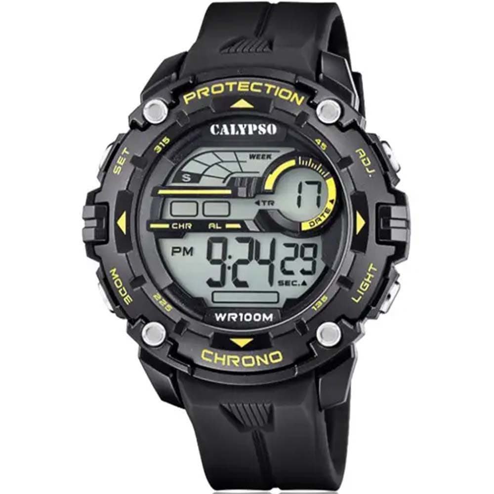 Calypso Montre Calypso en Caoutchouc Noir