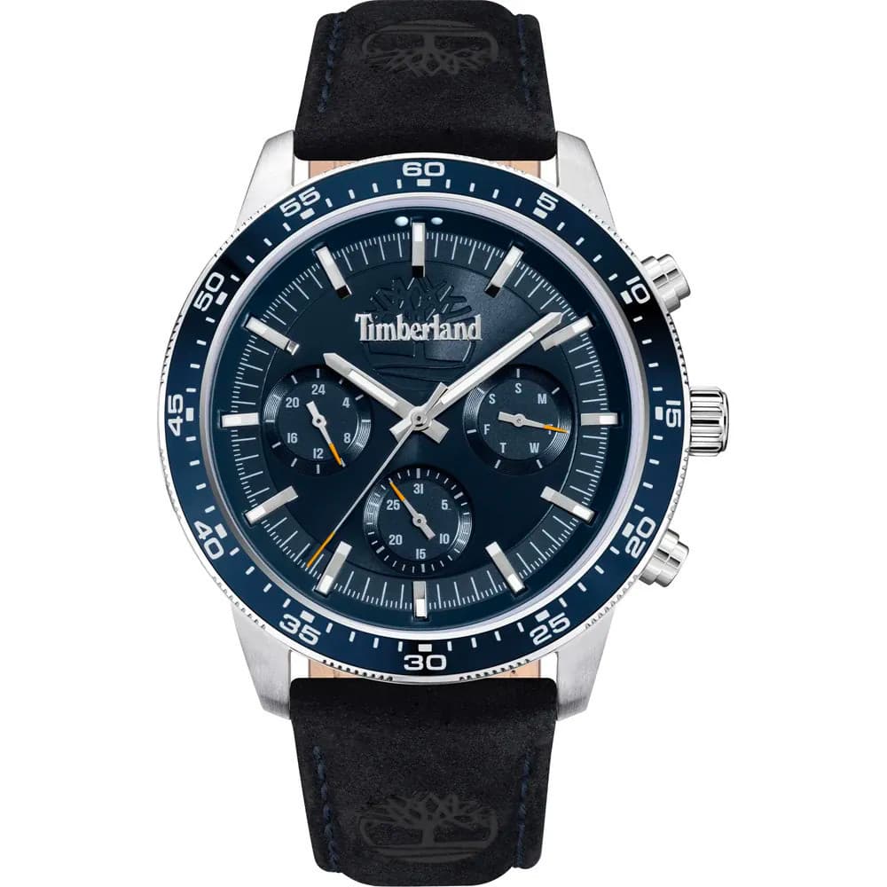 Timberland Montre Timberland Collection Parkman en Cuir Noir