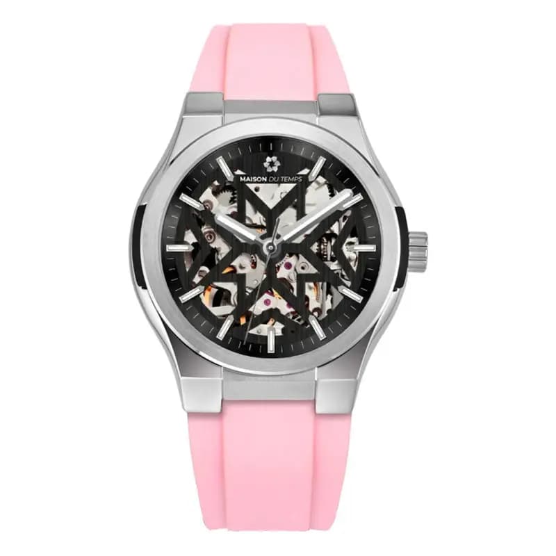 Maison du Temps Montre MTEpsilon Skeleton Evo Silicone Rose
