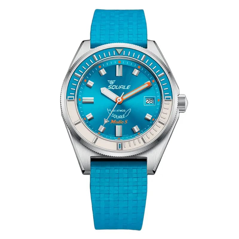 Squale Montre Matic S Light Blue MATICLBWLB