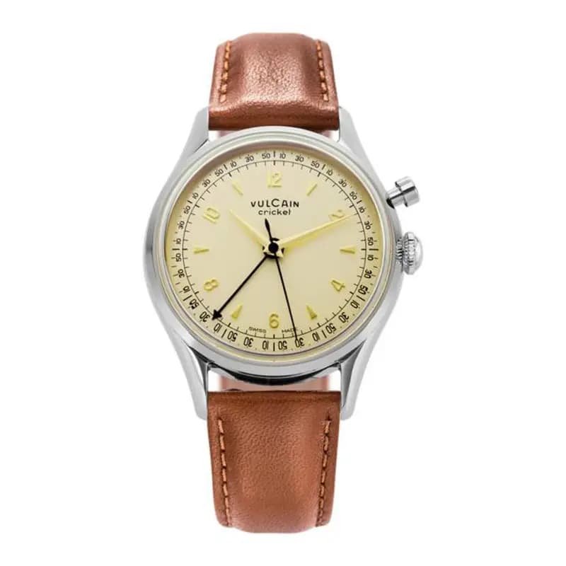 Vulcain Montre Cricket Tradition 36mm Eggshell 100269A76.BAC307