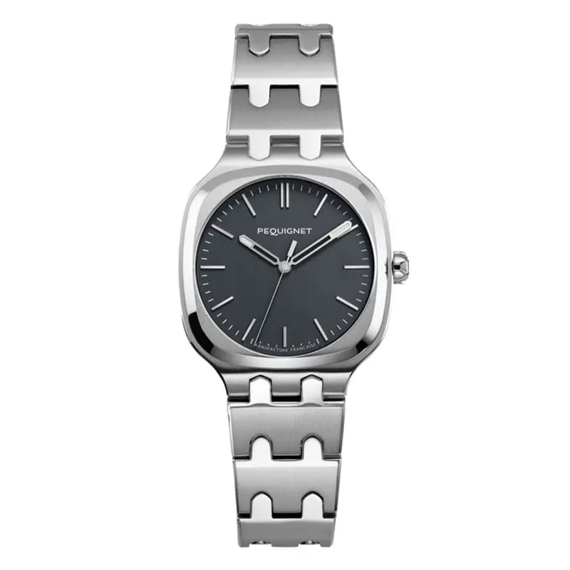 Pequignet Montre Concorde Gris Anthracite 30mm 9042443