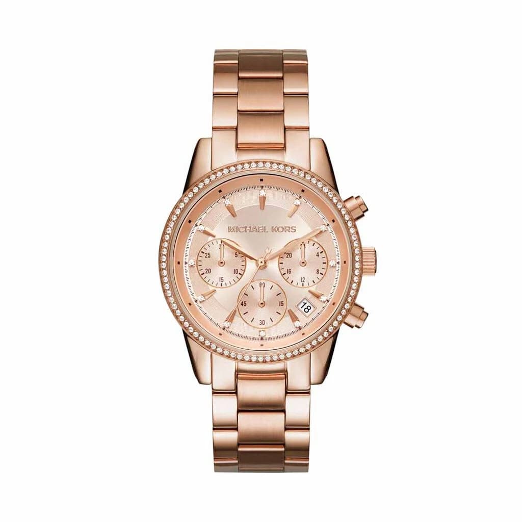 Michael Kors Montre Michael Kors Collection Bryant en Acier Doré Rose