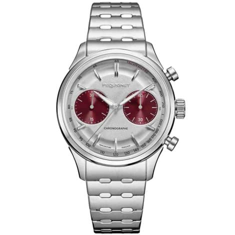 Pequignet Montre Pequignet Royale Paris Chrono Automatique Cadran Argent - 9120413