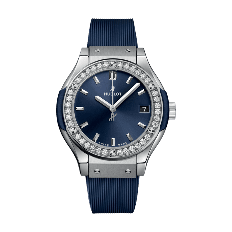 Hublot Hublot Classic Fusion Titanium Blue Diamonds 33MM