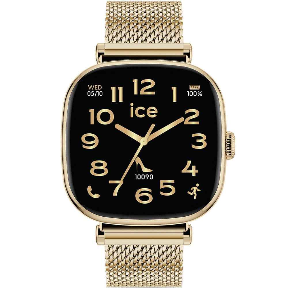 Ice Watch Montre Connectée Ice Watch Collection Ice Smart SQ 2.0 en Acier et PVD Doré