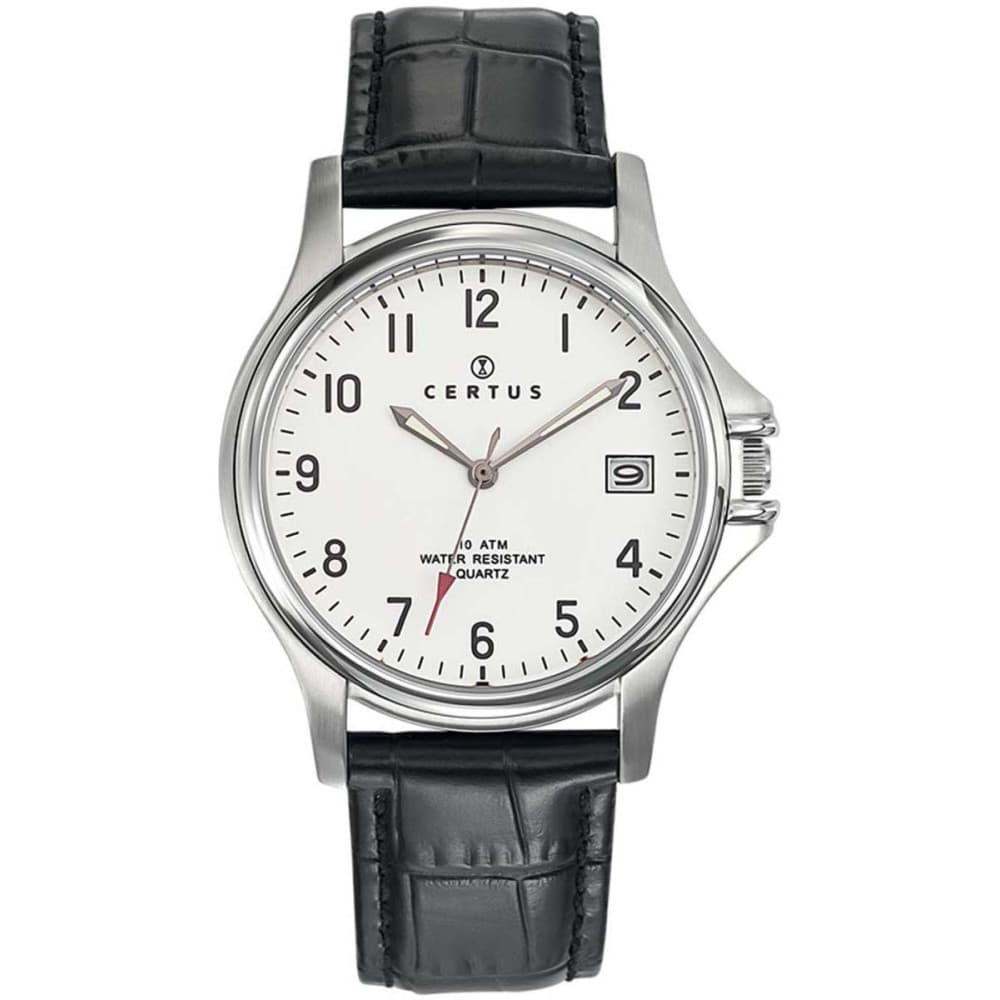 Certus Montre Certus en Cuir Noir