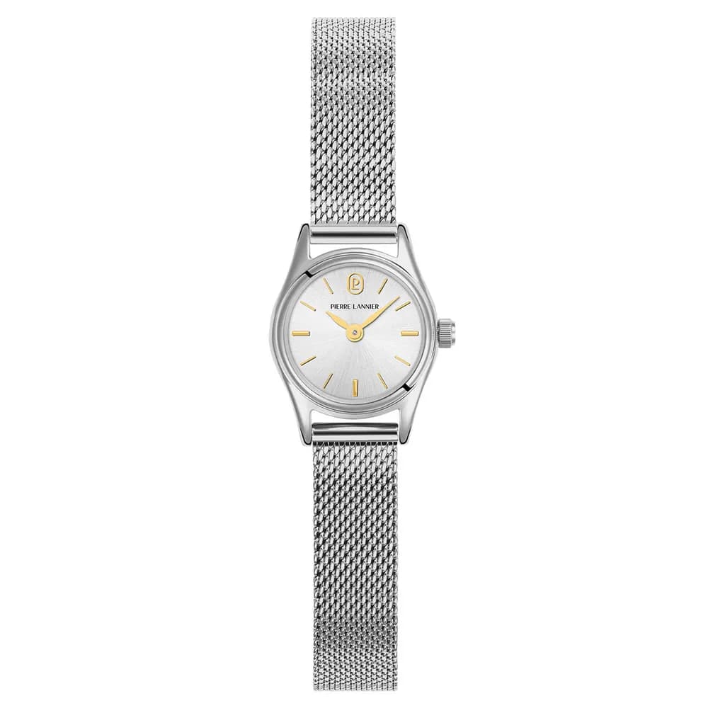 Pierre Lannier Montre quartz Femme Pya Argenté