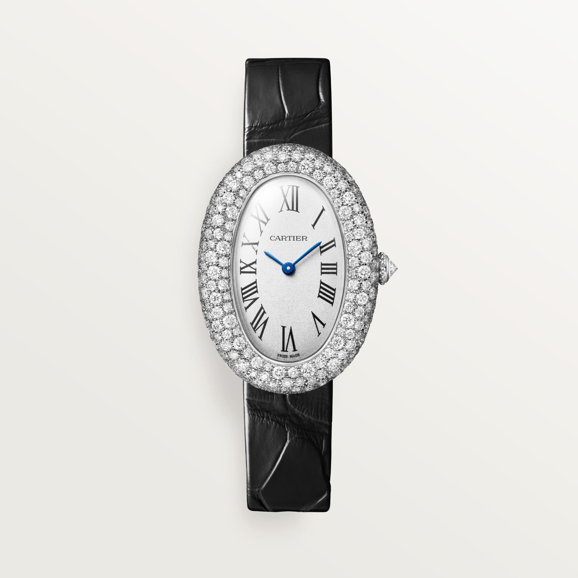 Cartier Baignoire — or gris et cadran argenté