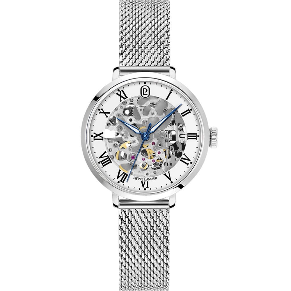 Pierre Lannier Montre Automatique Pierre Lannier Collection Automatic en Acier Argenté