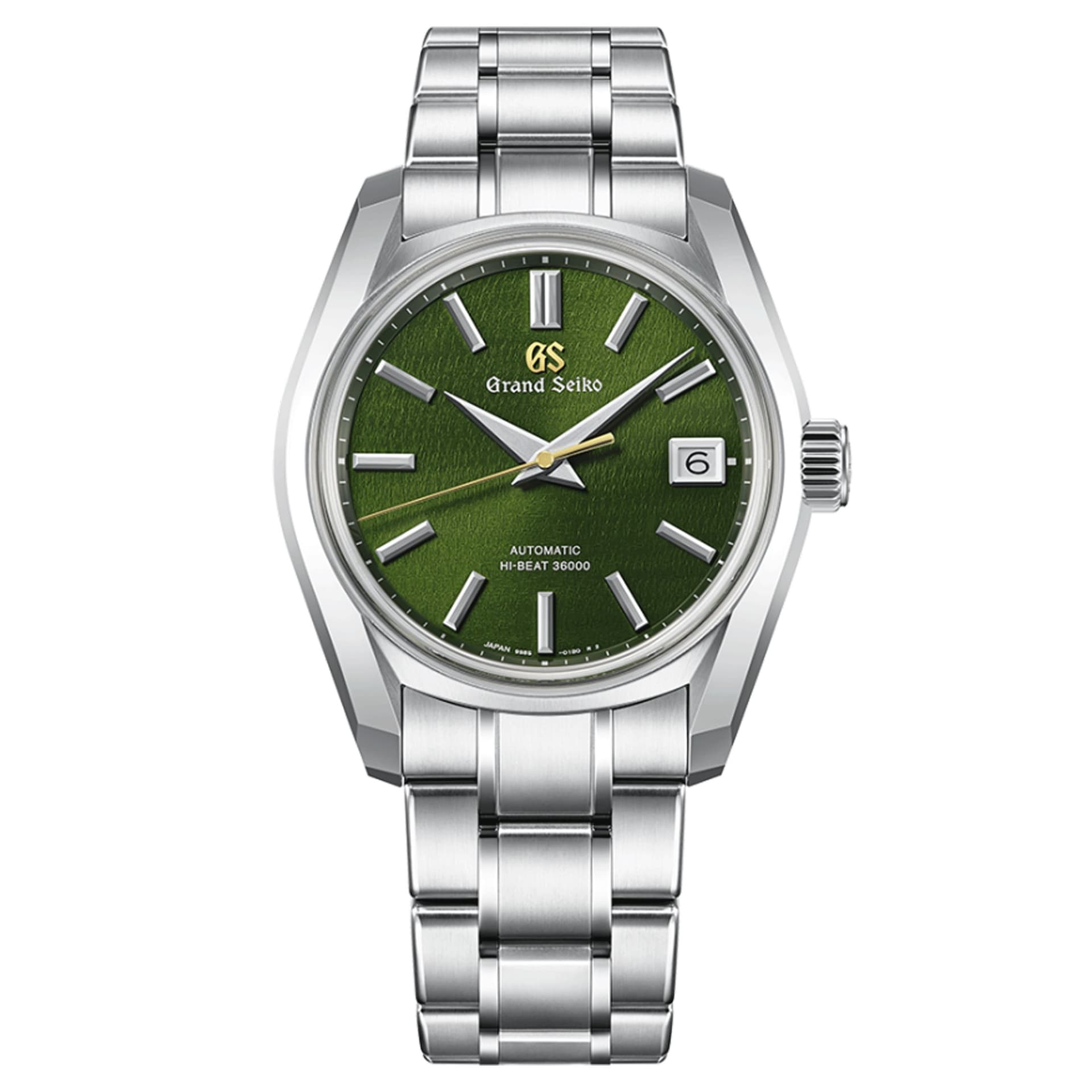 Grand Seiko Montre Grand Seiko Heritage Hi-Beat 36000 "Rikka" automatique cadran vert bracelet acier 40 mm