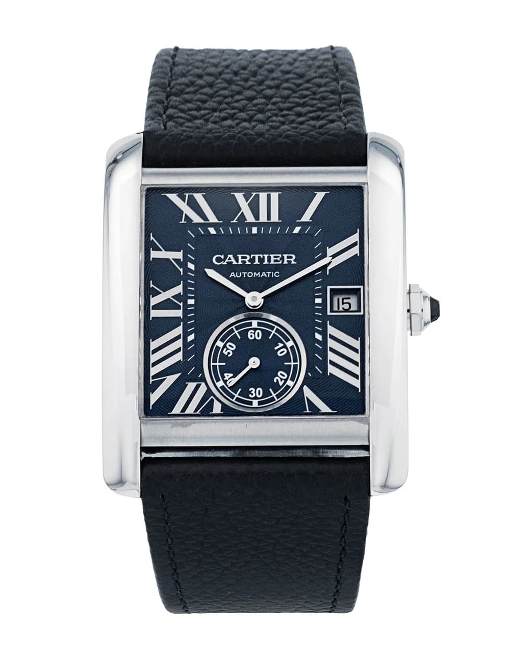 Cartier Tank MC — cadran bleu