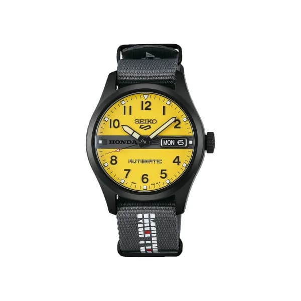 Seiko Montre Seiko 5 - Cadran Jaune - 36.37 mm - HDB010K1