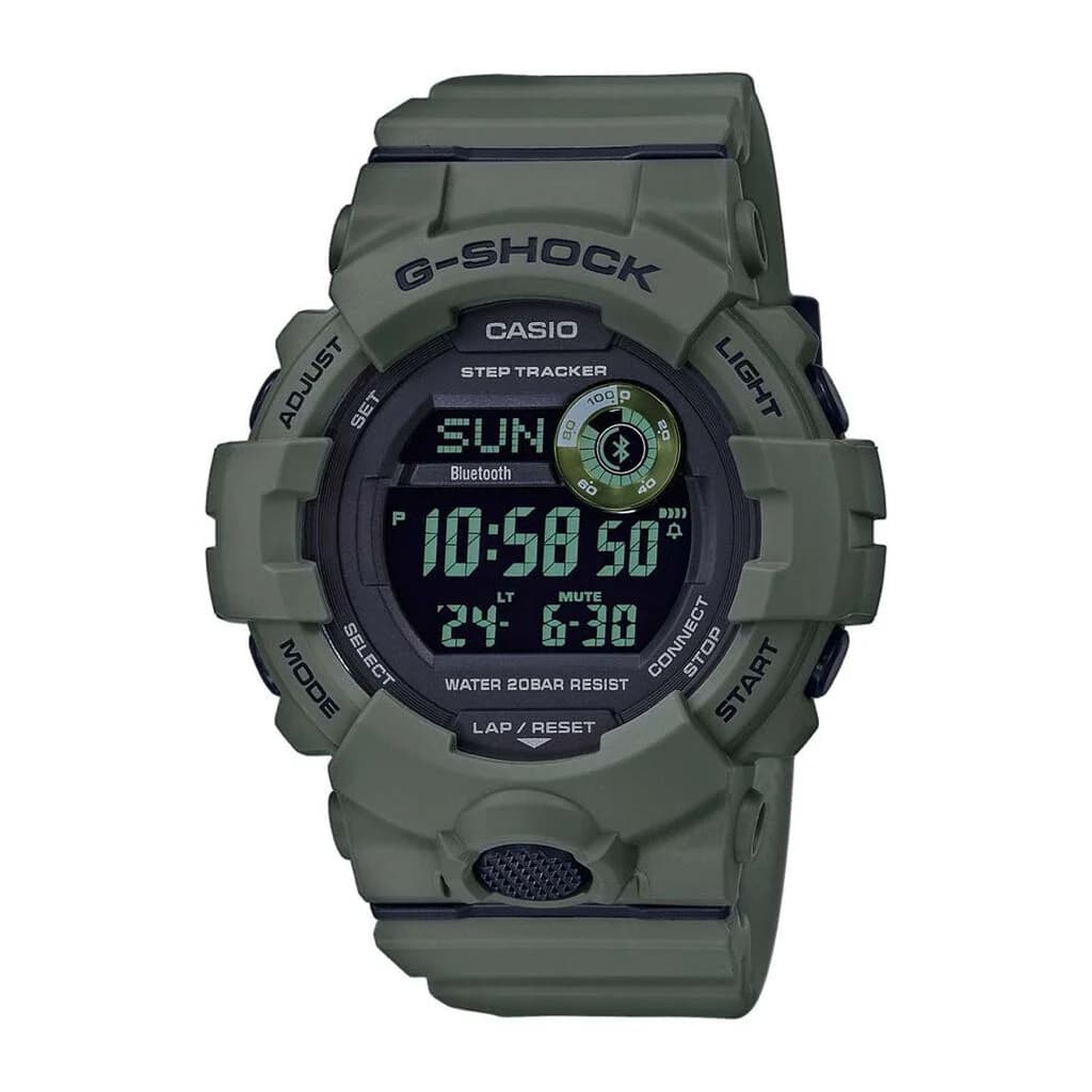 Casio G-Squad GBD-800 — boîtier vert