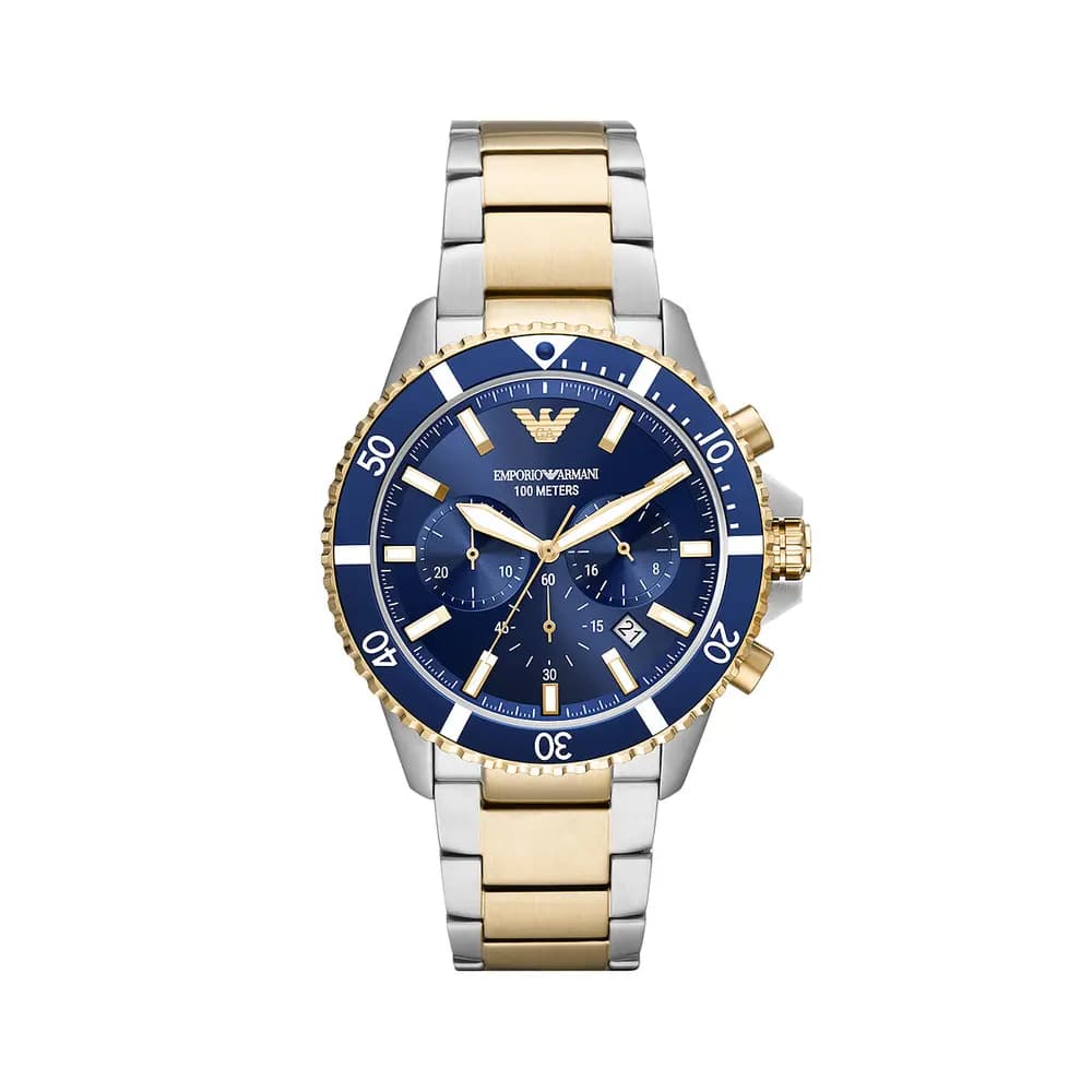 Emporio Armani Montre Homme Emporio Armani Acier Acier inoxydable Or jaune AR11362