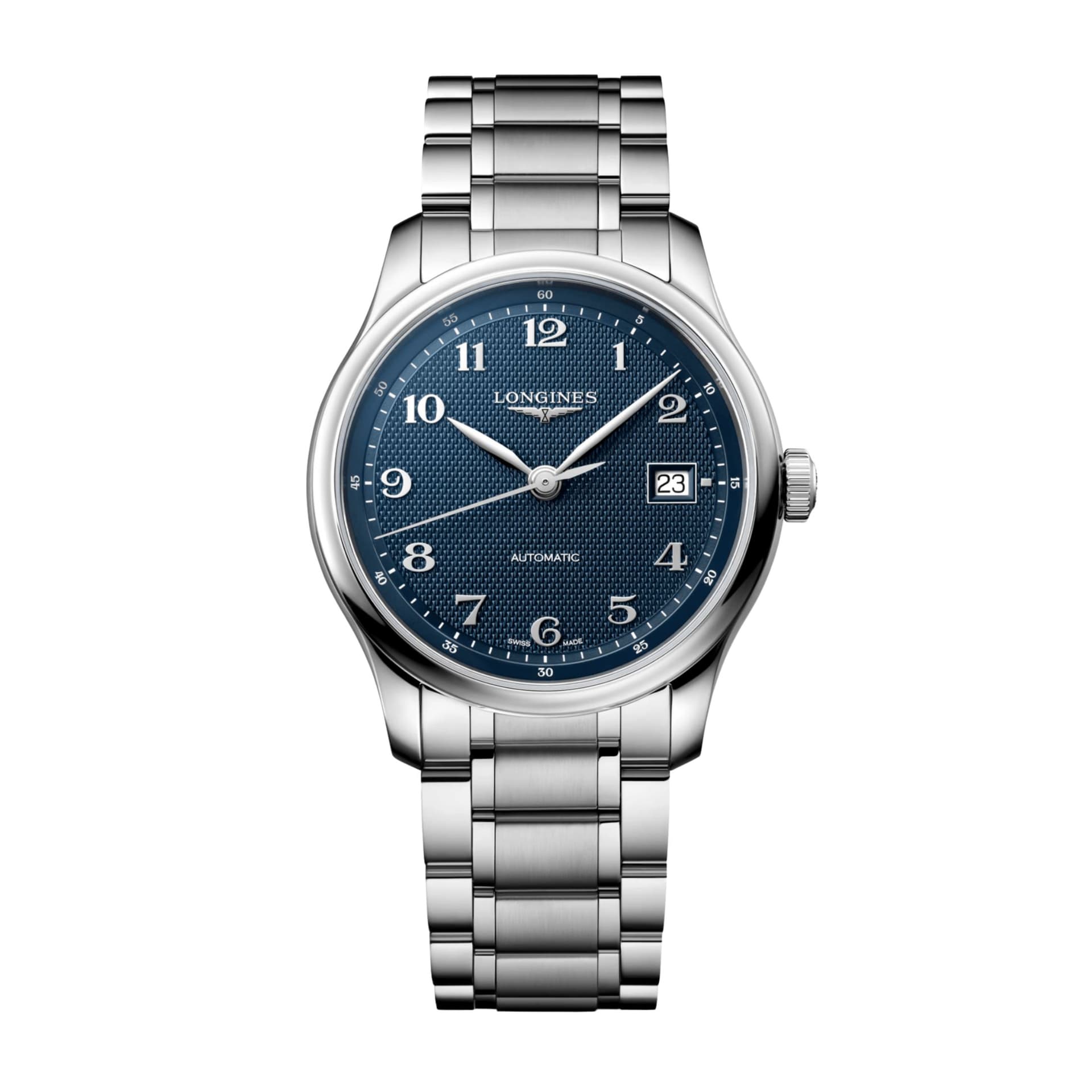 Longines Montre Longines Master Collection 39mm Automatique Cadran Bleu Grain D'Orge