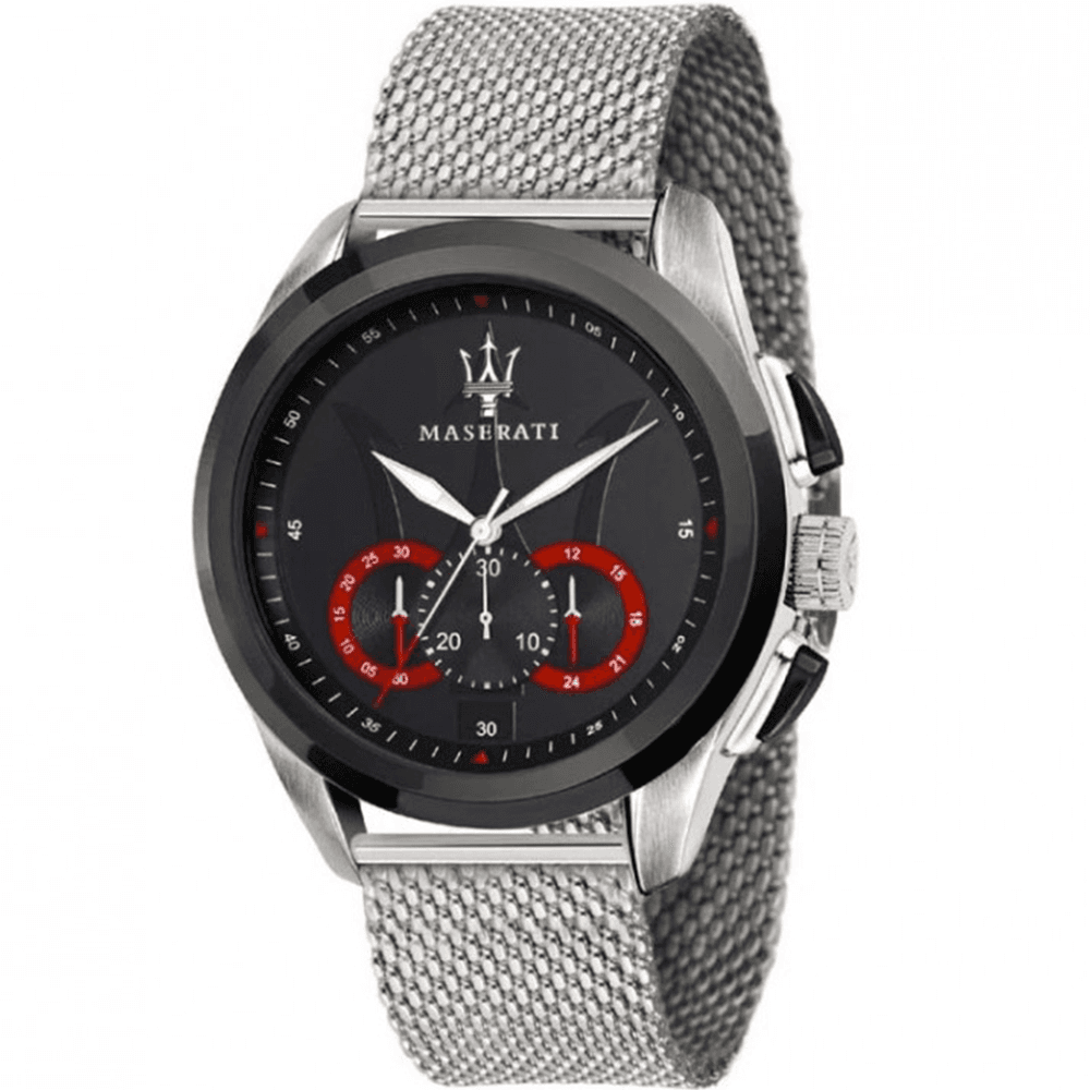 Maserati Montre Maserati Collection Traguardo en Métal Argenté