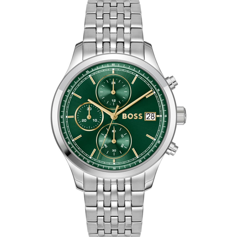 Hugo Boss Montre Boss Collection Stratus en Acier Argenté