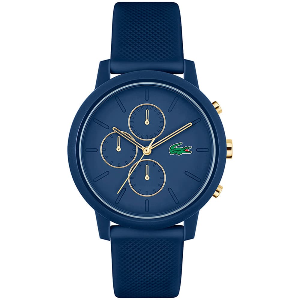 Lacoste Montre Lacoste Collection 12.12 Chrono en Silicone Bleu