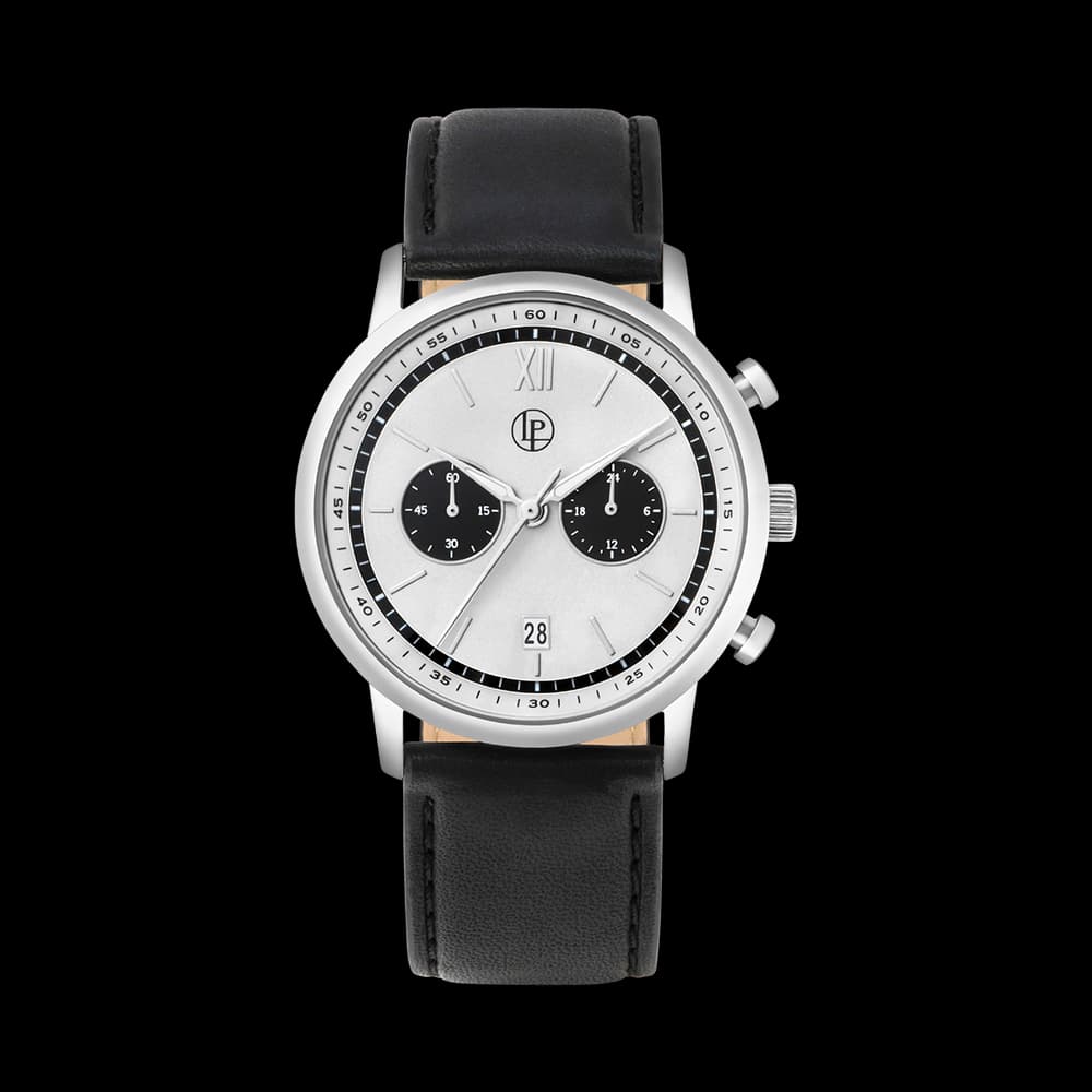 Louis Pion Montre quartz Homme Auguste Blanc