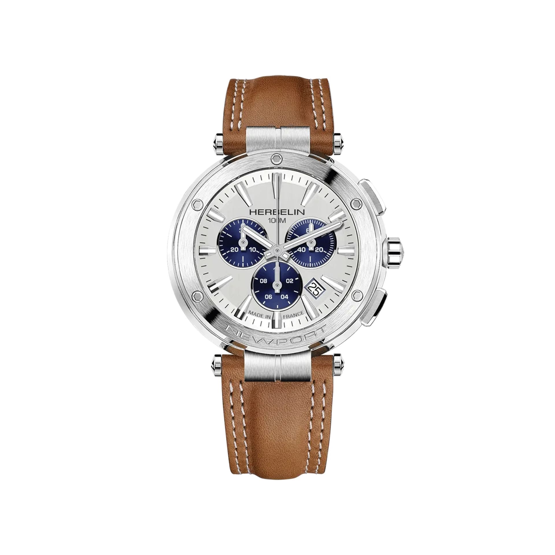 Michel Herbelin Montre Herbelin Newport Homme Quartz Chronographe - 37688A42GD