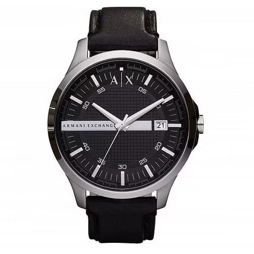 Armani Exchange Montre Homme ARMANI EXCHANGE en Cuir Noir Etanche